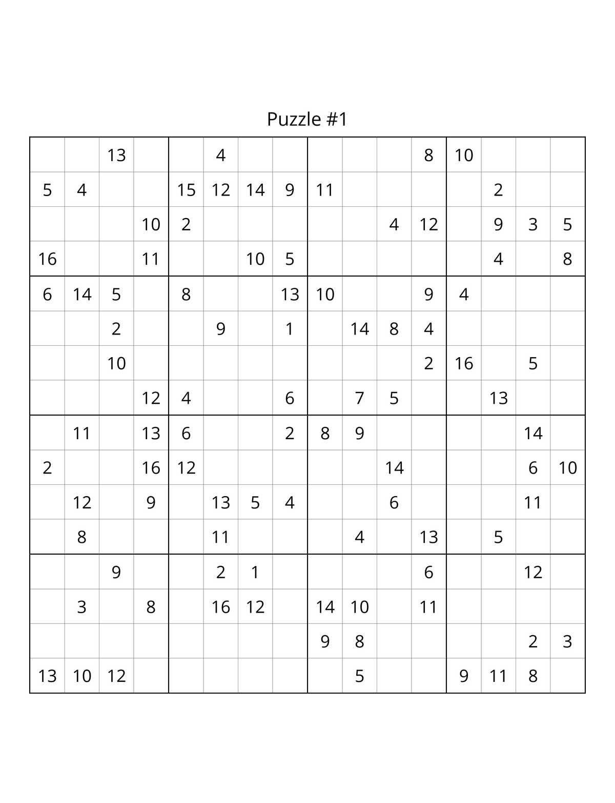 Extremely Difficult Expert Level Sudoku Puzzle Book – Printable PDF | Instant Download