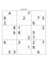 Medium Sudoku Puzzle Book