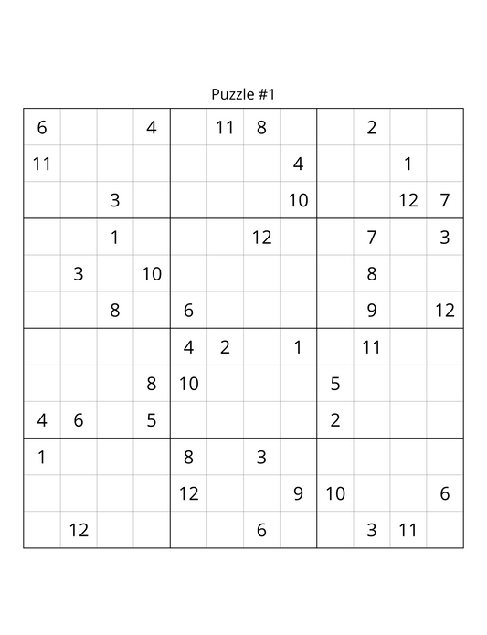 Medium-Hard Sudoku Puzzle Book for Enigmatologist