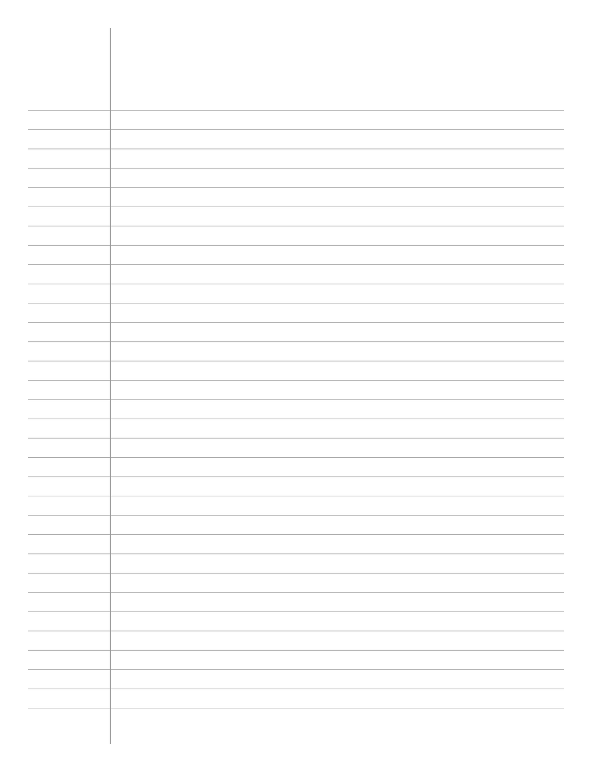Mushroom Notebook, College Ruled — Instant Download