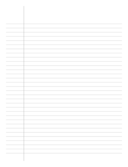 Mushroom Notebook, College Ruled — Instant Download