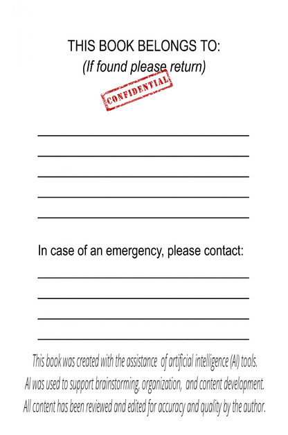 Paramedic Reflection Log Book – Digital Download - LL Puzzle Books