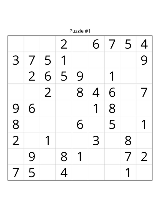 Very Easy Sudoku Puzzle Book