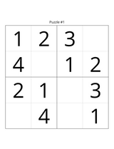 Super Easy Sudoku Puzzle Book for Kids