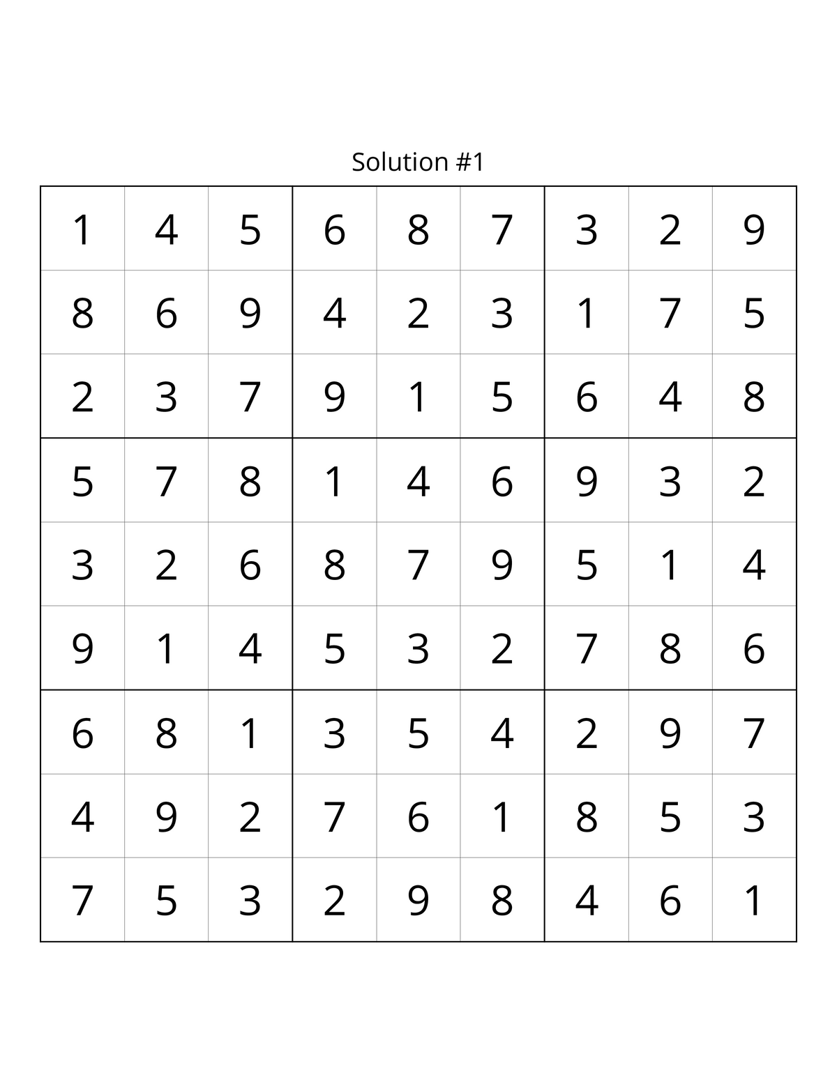 Medium Sudoku Puzzle Book