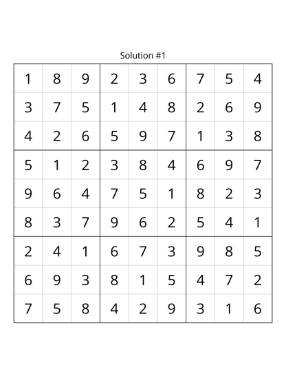 Very Easy Sudoku Puzzle Book