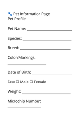 A Pet Passport for Travel - LL Puzzle Books