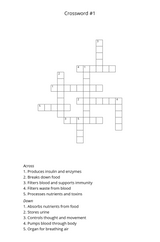 Anatomy & Physiology Mash up Crossword Puzzles - LL Puzzle Books