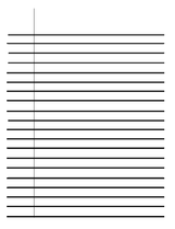 Bold Lined Notebook (Wide Ruled) - LL Puzzle Books
