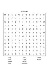Color Guard, Band, & Choir Word Search Book - LL Puzzle Books