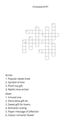 Crossword: Special Valentine's Day Puzzles