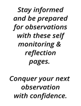 Reflection Log for Teaching Professionals - LL Puzzle Books