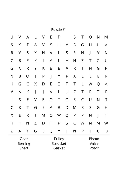 Engineering Word Search for Students Book 1 - LL Puzzle Books