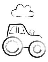 Farm & Tractor Coloring Book – Instant Download Printable