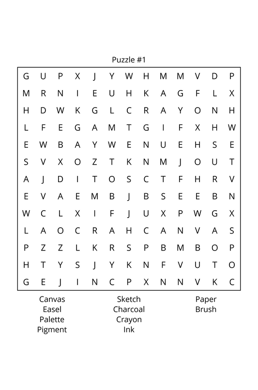 Is It a Painting? It's a Word Search: A Word Search Book for Artists