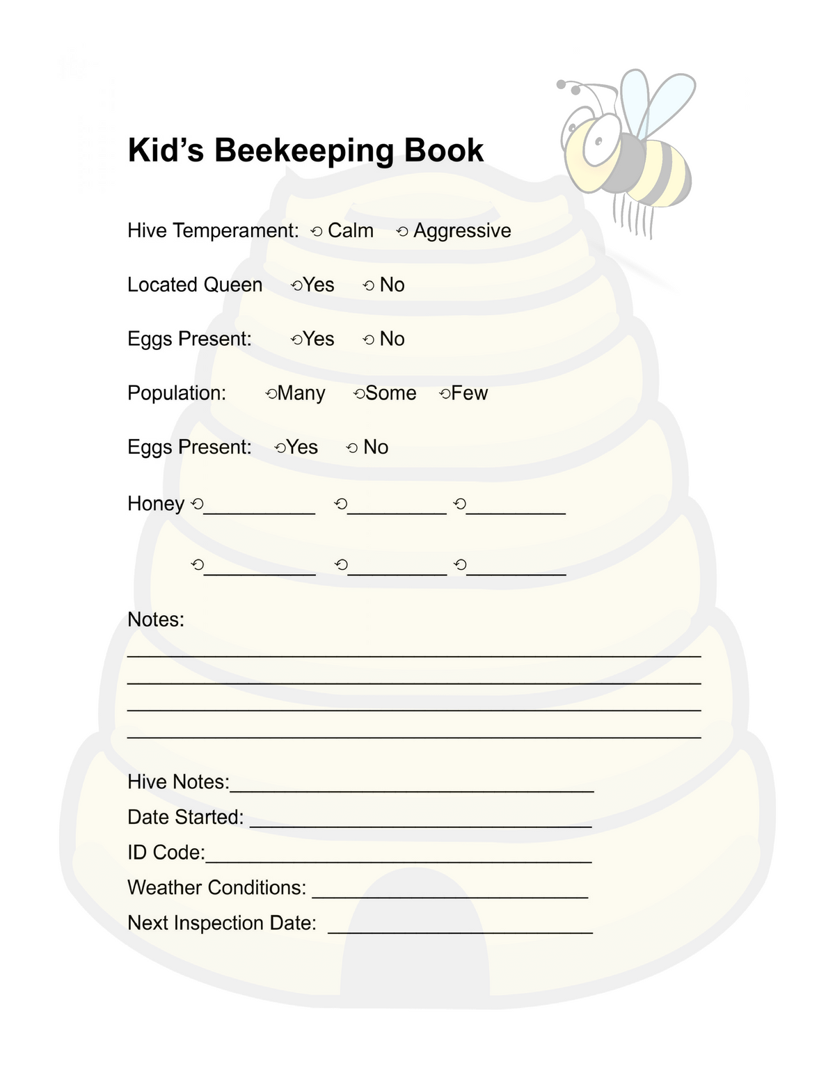 Kid's Guide to Beekeeping – Fun & Educational Activity Book