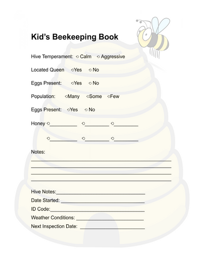 Kid's Guide to Beekeeping – Fun & Educational Activity Book