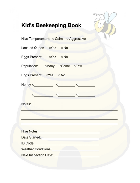 Kid's Guide to Beekeeping – Fun & Educational Activity Book