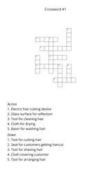 Lollipop Barbershop Beauty Salon Crossword Puzzles - LL Puzzle Books