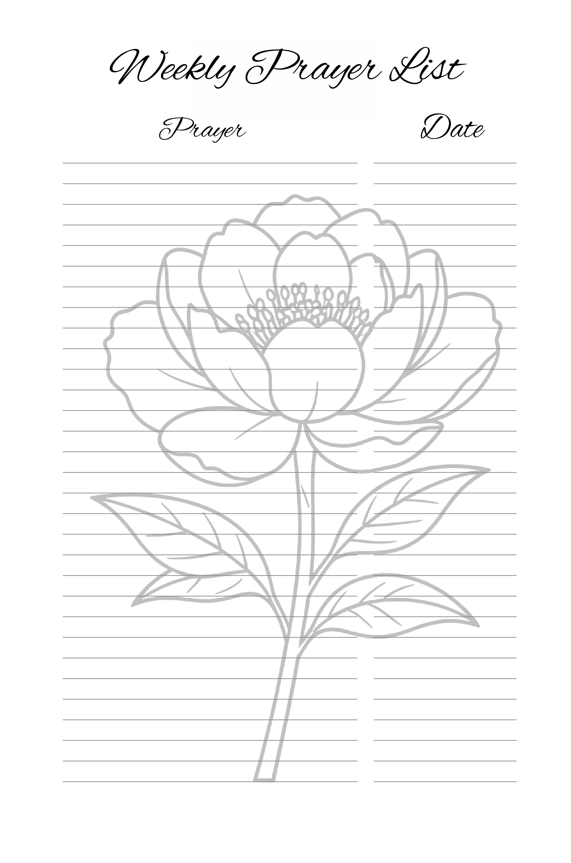 My Daily Prayer Journal