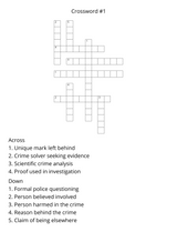 The Ultimate Crime, Murder & Mystery Crossword Puzzle Book – Printable PDF | Instant Download