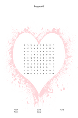 Valentine's Day Word Search Book – For Kids & Adults
