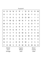 Antique Fors & More Word Search Puzzle - LL Puzzle Books