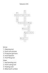 Equestrian Crossword Puzzle Book – Horse Lovers Edition - LL Puzzle Books