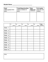 Goal & Data Tracking Notebook – Printable Instant Download - LL Puzzle Books