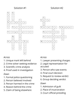 The Ultimate Crime, Murder & Mystery Crossword Puzzle Book – Printable PDF | Instant Download