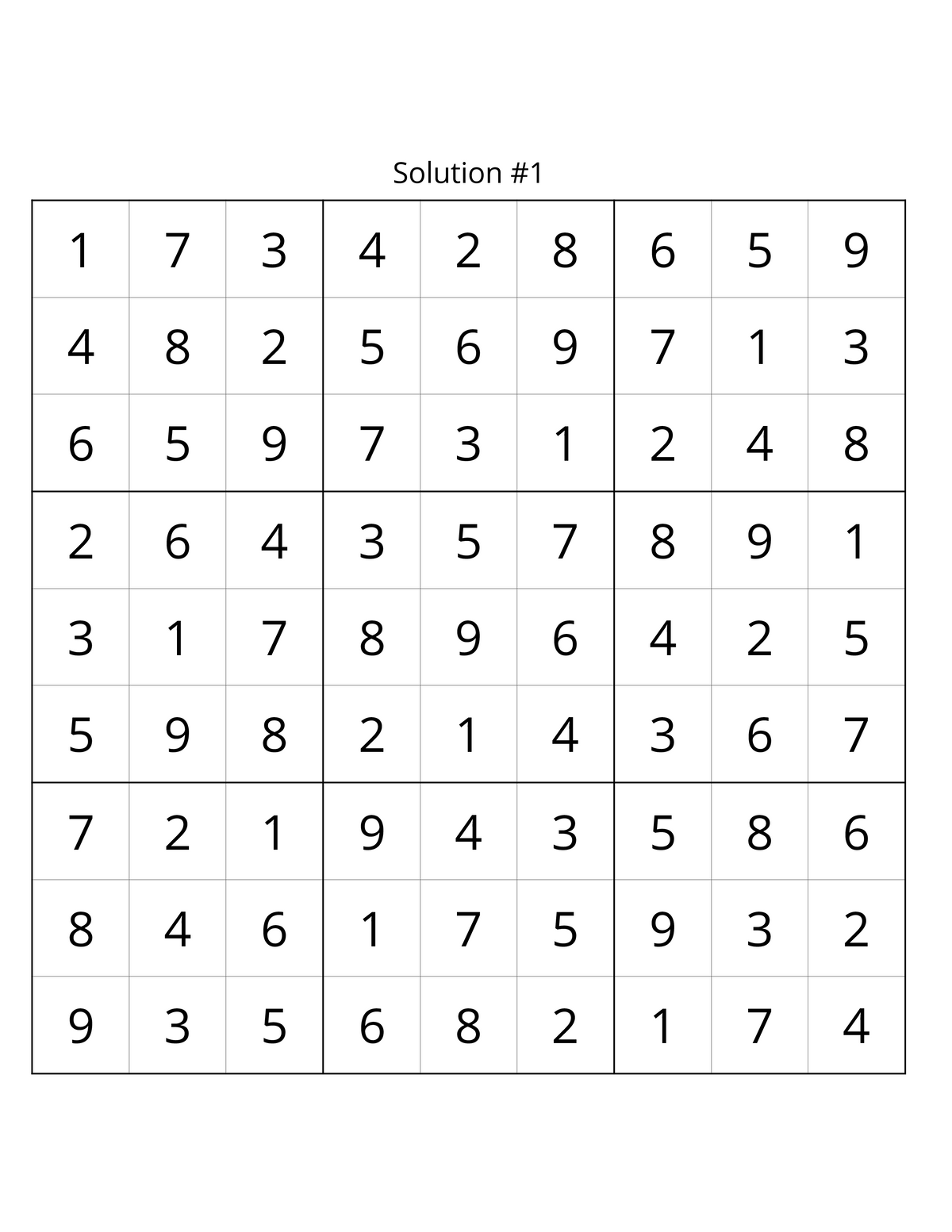 Just an Ordinary Sudoku