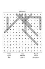 Planes, Trains, & Automobiles Word Search - LL Puzzle Books