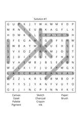 Is It a Painting? It's a Word Search: A Word Search Book for Artists