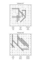 Kindness Matters Word Search Puzzle - LL Puzzle Books